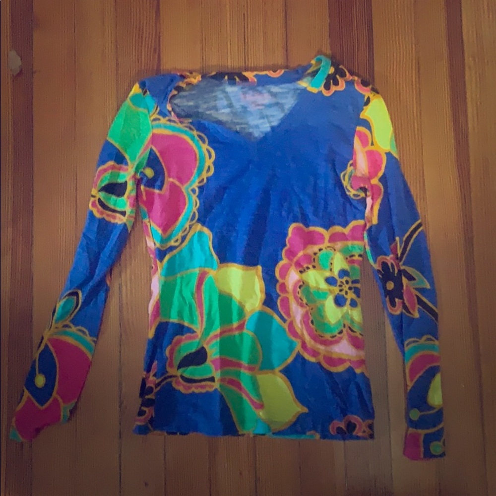 Slim Lily Pulitzer, v neck